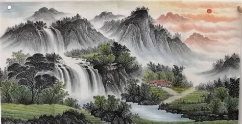 山水畫圖片大全(山水畫圖片大全高清圖)縮略圖